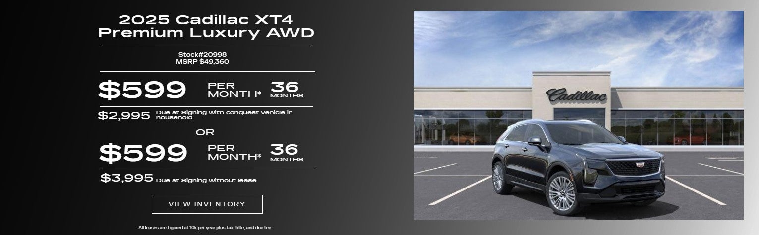 The 2025 Cadillac XT4 Premium Luxury AWD.